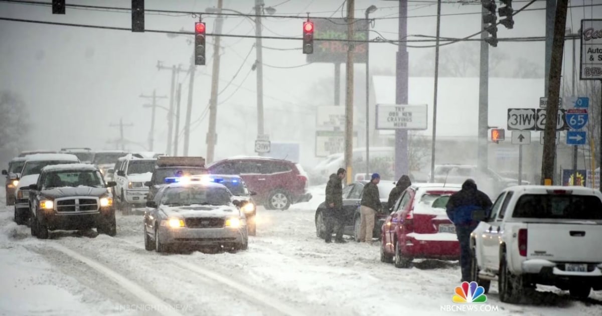 Southern States Hit With Snow, Ice and Bitter Cold