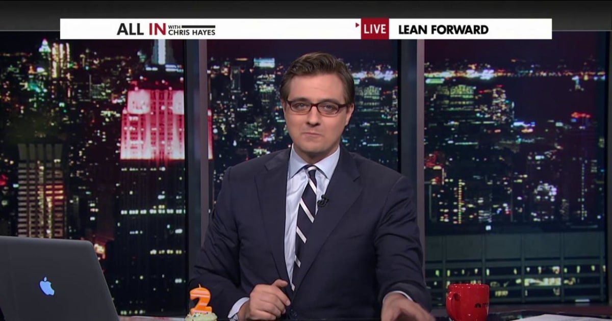 'All In With Chris Hayes' turns two!