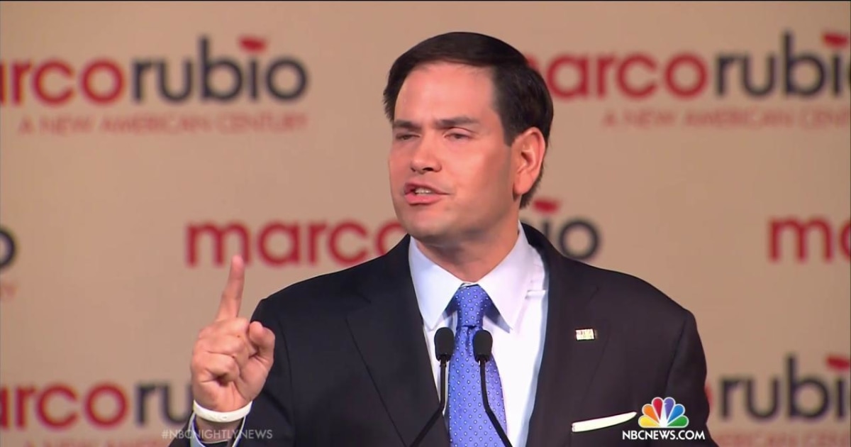 Republican Senator Marco Rubio Announces 2016 Presidential Bid