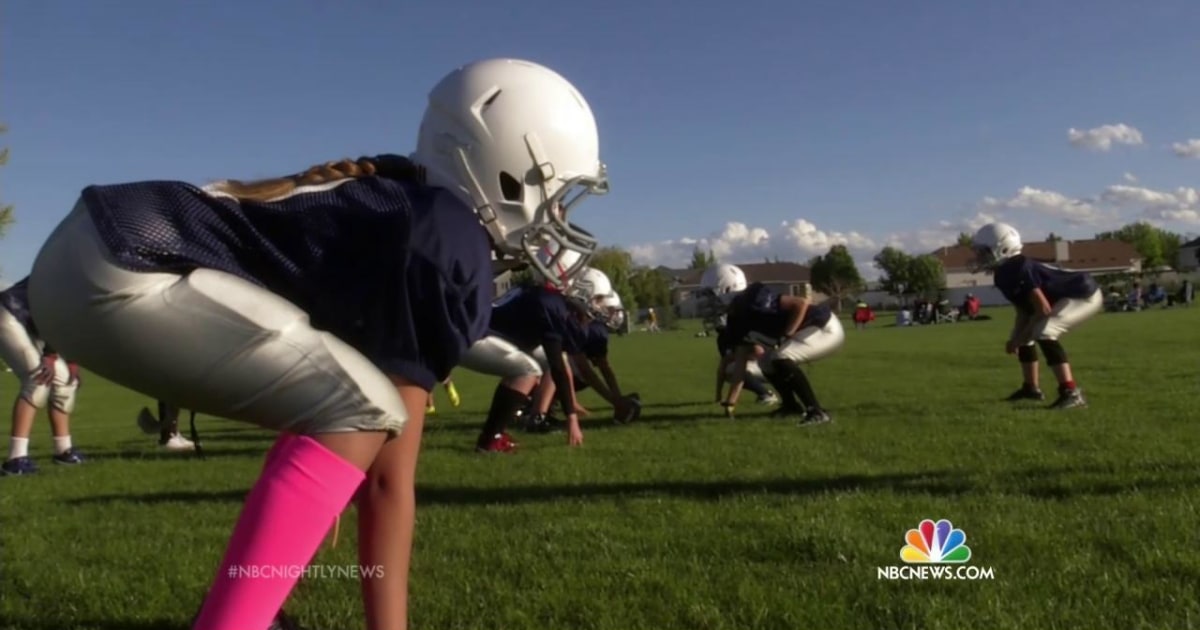 Girl Football Players in a ‘League of Their Own’