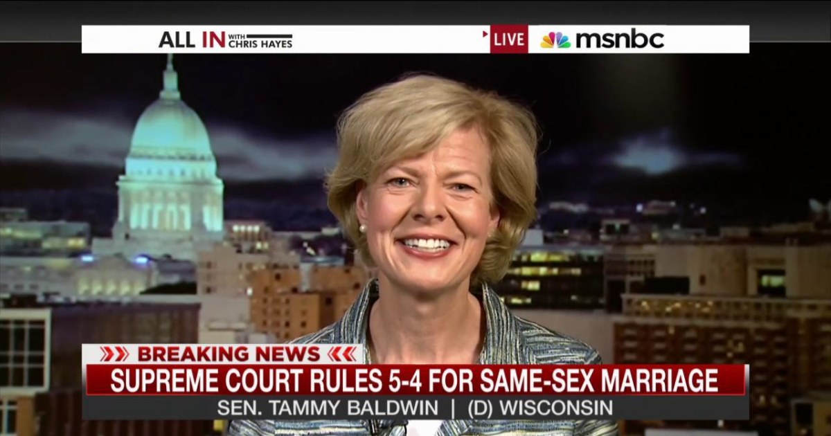 First Openly Gay Senator Reflects On Scotus Same Sex Marriage Ruling 8840