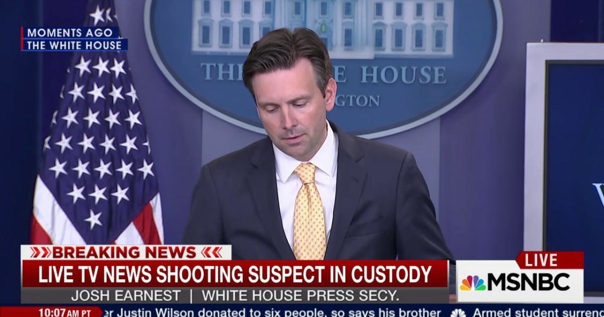 White House responds to WDBJ shooting