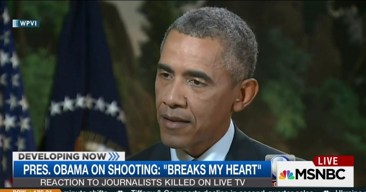 Obama: WDBJ shooting ‘breaks my heart’