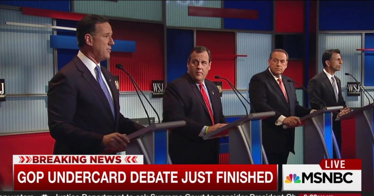 'Kids' table' debate highlights
