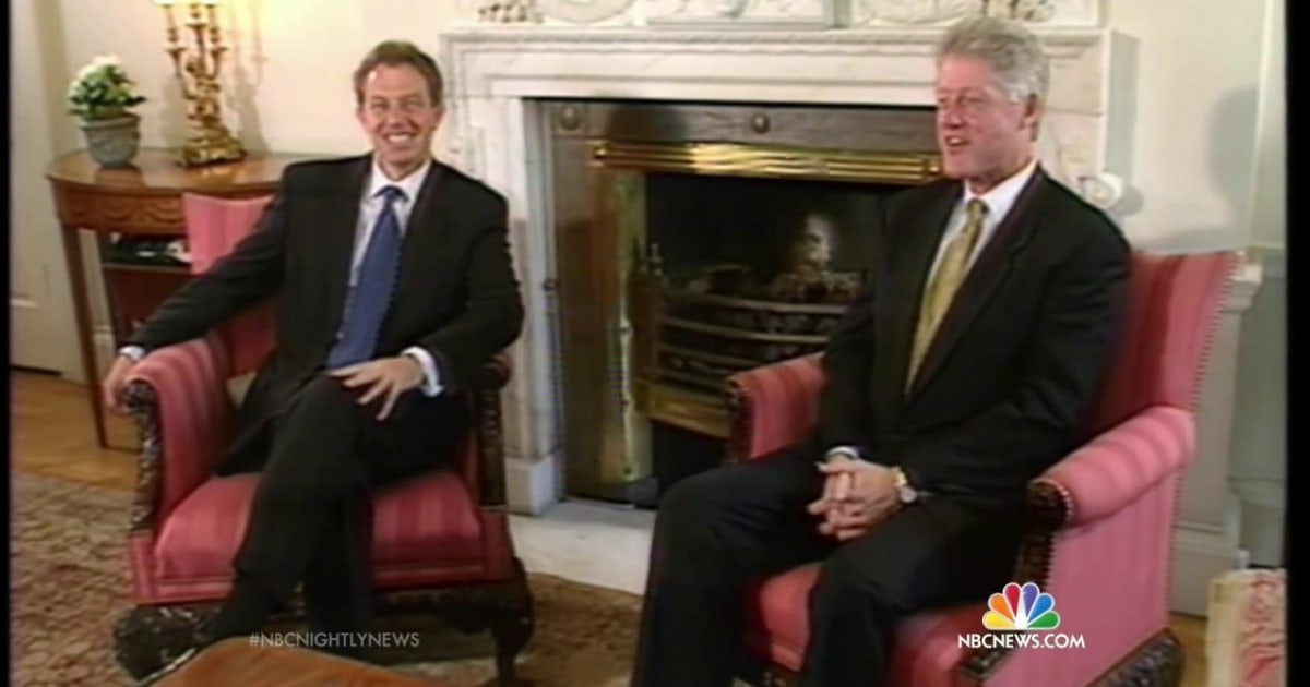 Conversations Between Bill Clinton, Tony Blair Reveal A Close Friendship
