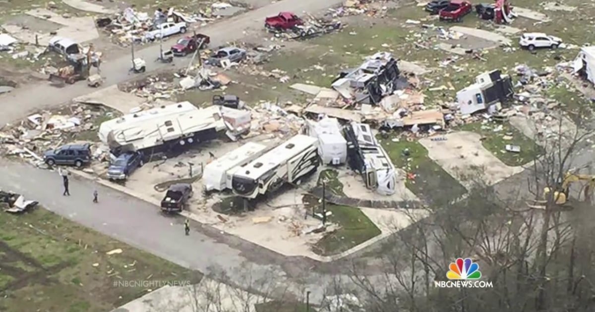 Deadly Storm System Leaves Path of Destruction as it Moves East
