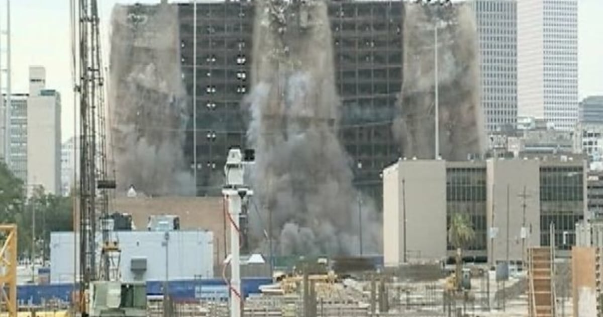 ‘Boom!’ Building imploded in The Big Easy