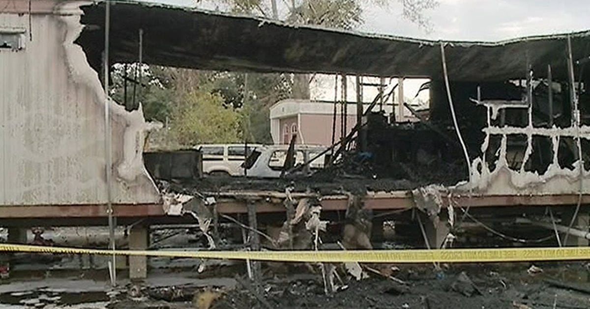 Three children killed in mobile home fire