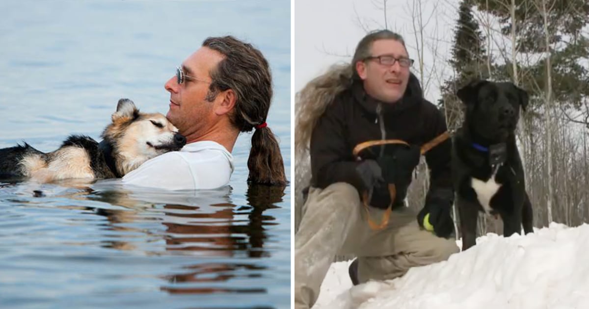 Man Rescuing Dogs Man From Viral Dog Photo Adopts Rescue Pup