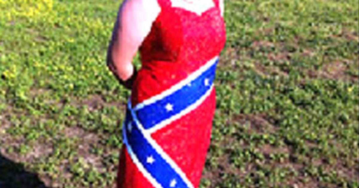 confederate prom dress Dress that looks like Confederate flag keeps teen from prom
