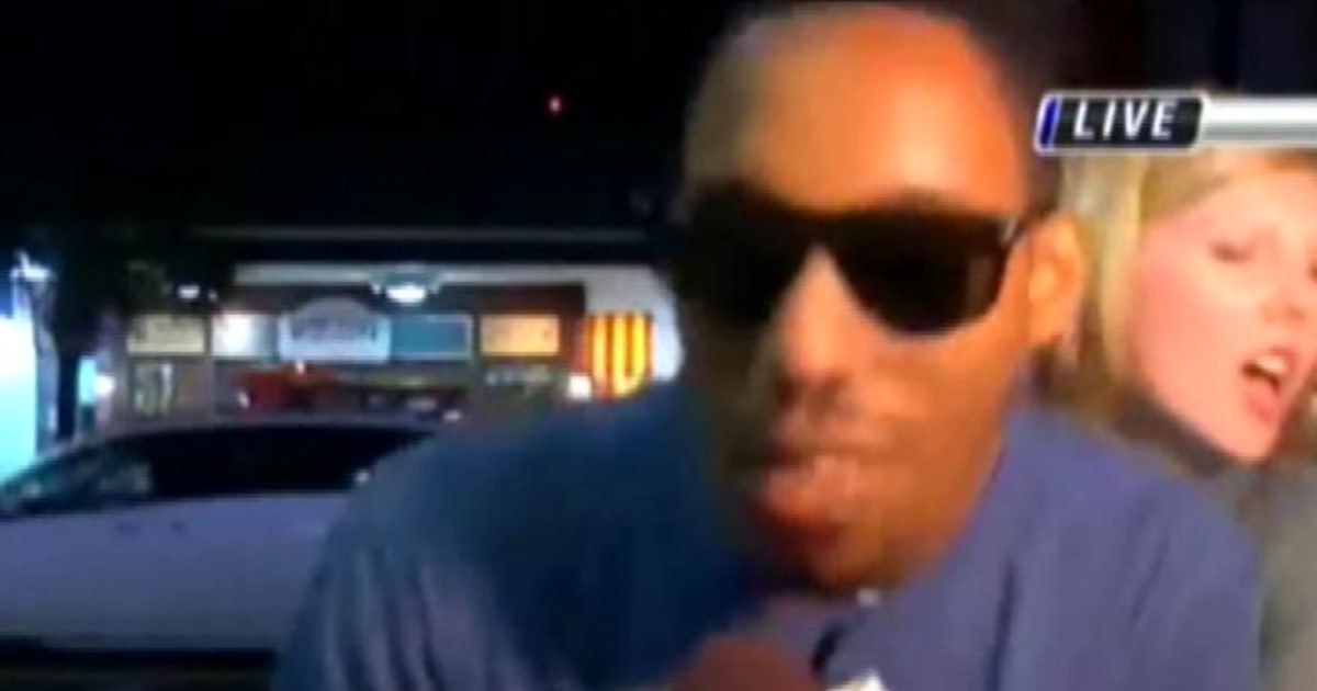 Man arrested after interrupting reporter's live shot
