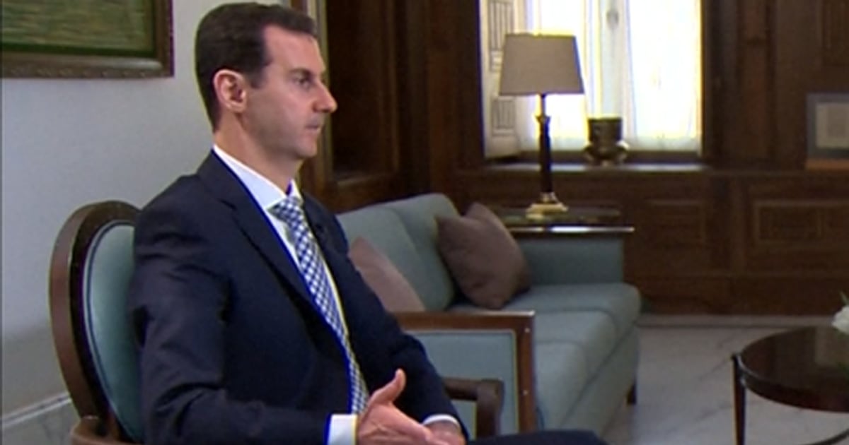 Syrian President Assad: ‘We Want People to Come Back to Syria’