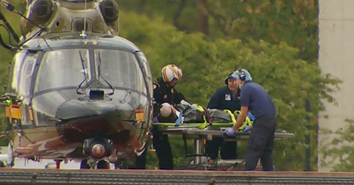 Apparent DC shooting victim airlifted to hospital