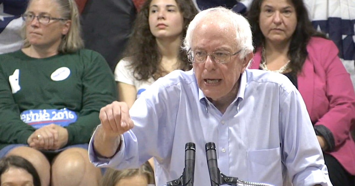 Bernie Sanders Targets Big Banks on Campaign Trail