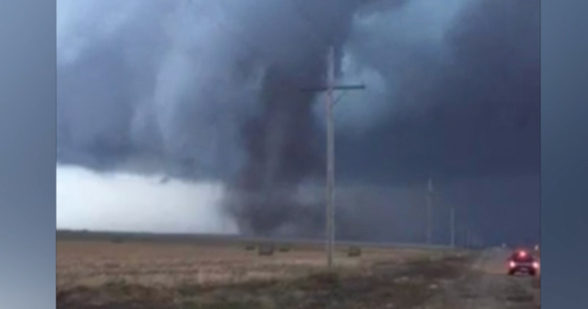 Watch as a Tornado Touches Down in Kansas