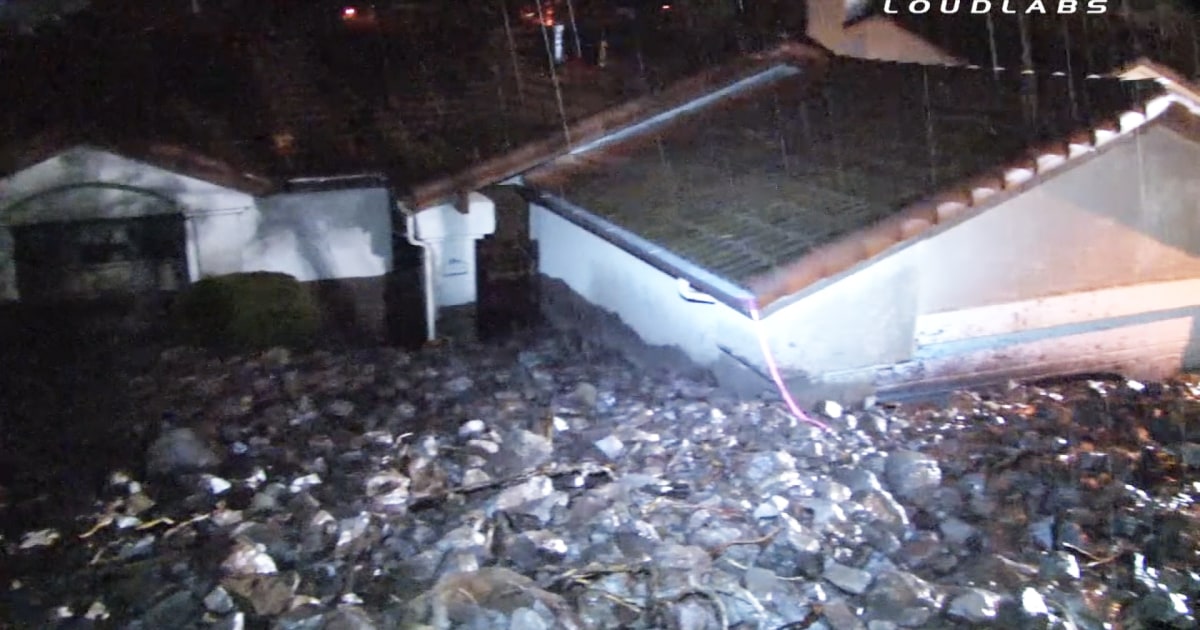 Torrential Rain Create Massive Mudslide in California