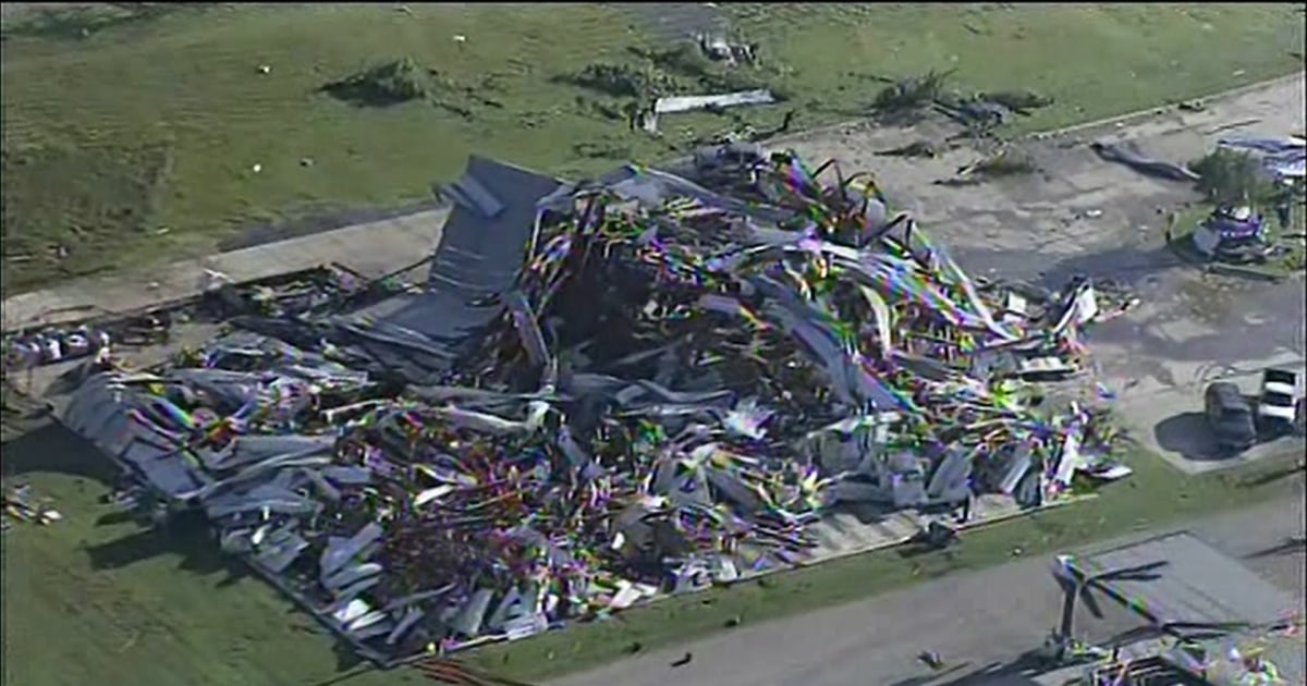 Aerial Tour of Mississippi Tornado Aftermath