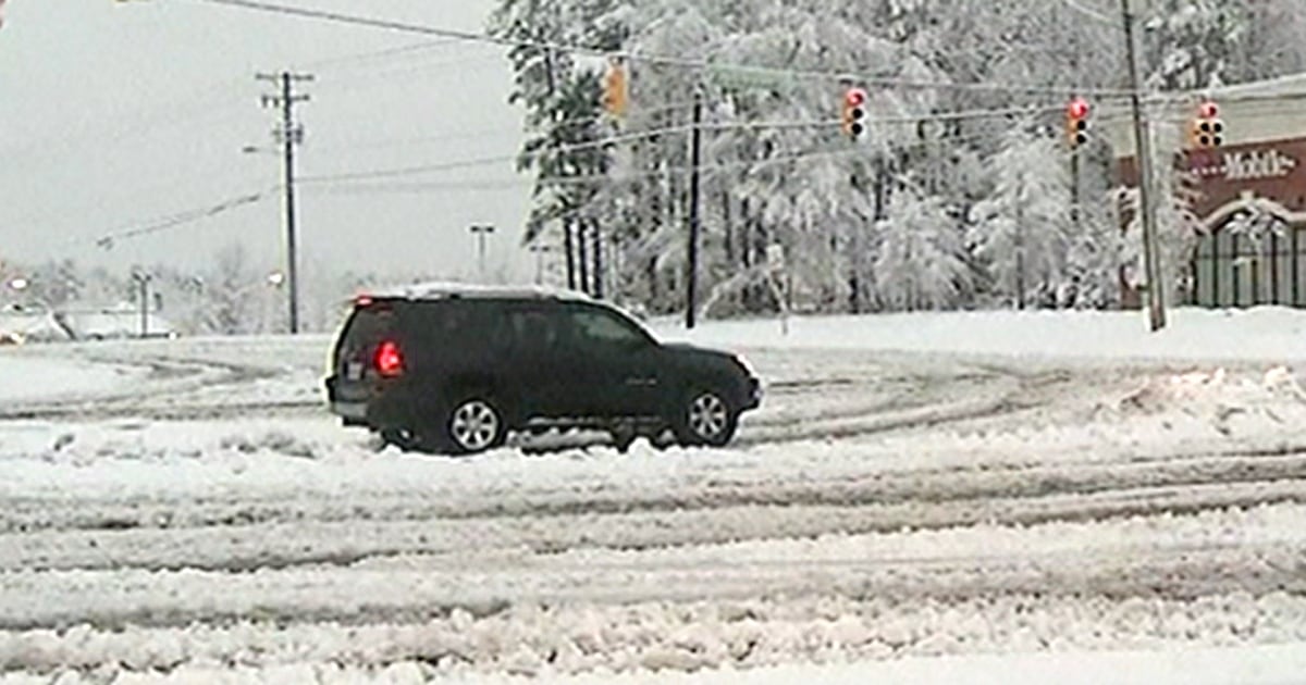 North Carolina Blanketed in Heavy Snow
