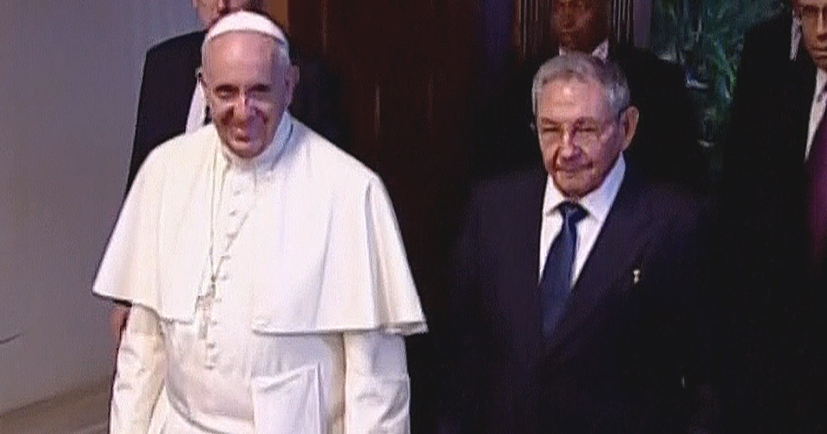 Pope Francis Meets Raul Castro