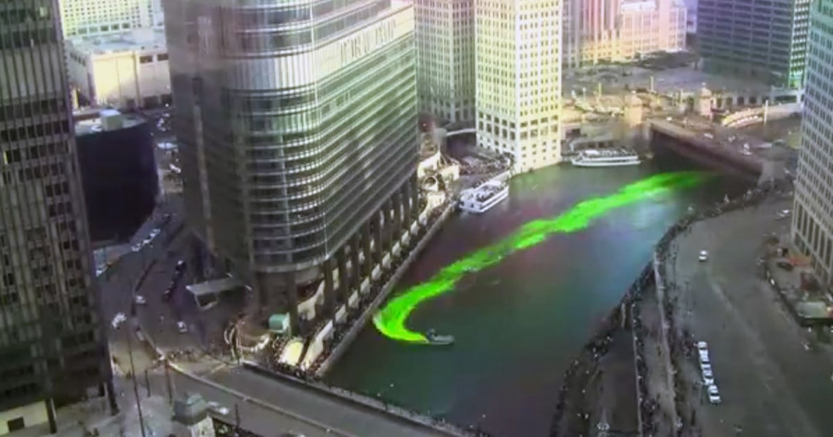 Watch Chicago River Turn Green in TimeLapse Video