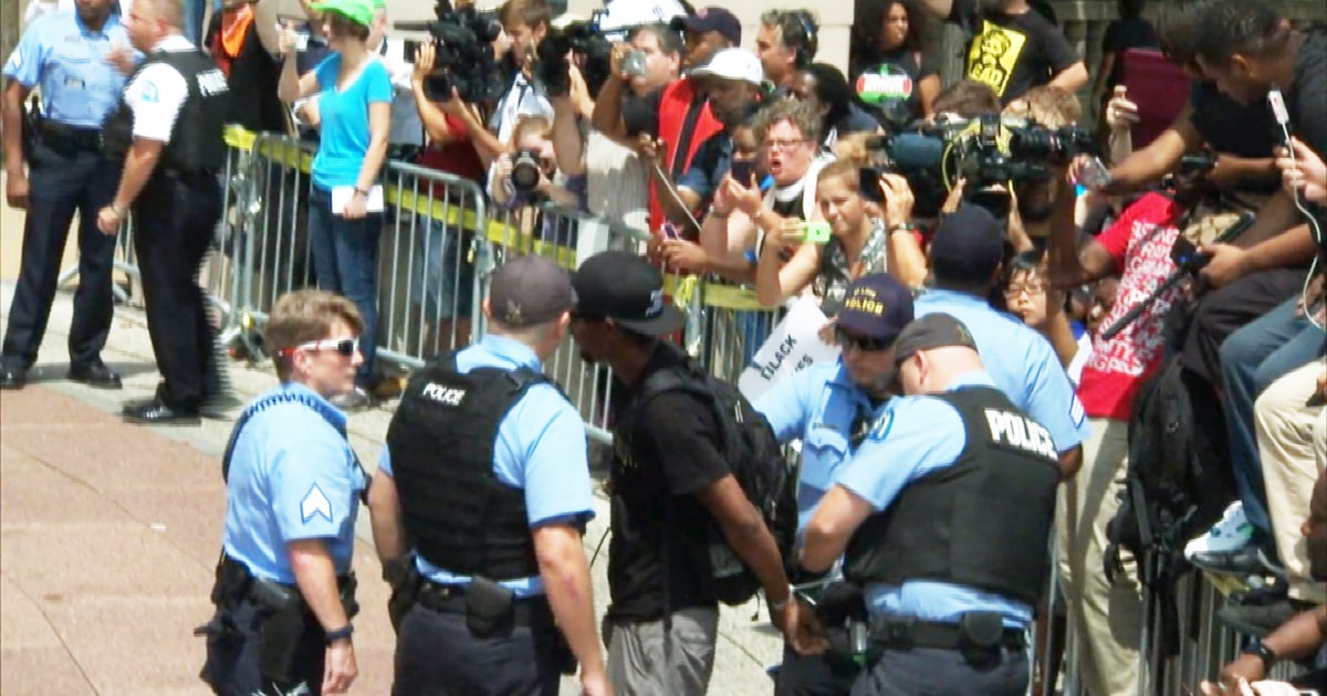 Dozens arrested outside Federal Courthouse in St. Louis