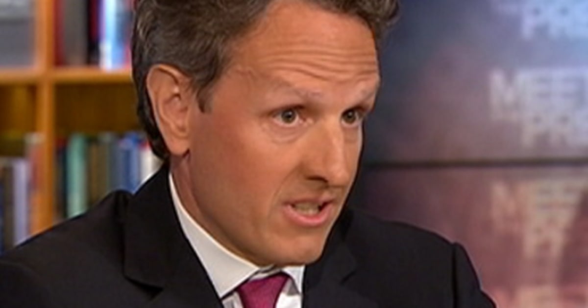 Geithner the economy is still strengthening