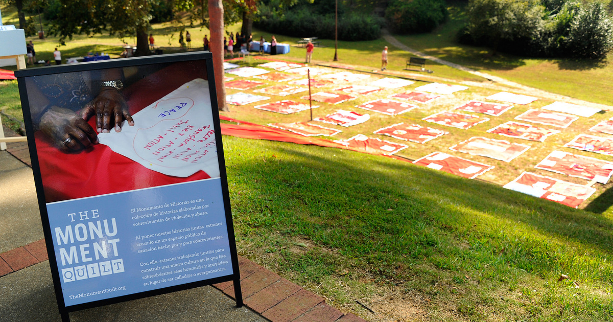 Monument Quilt provides healing for survivors of sexual assault