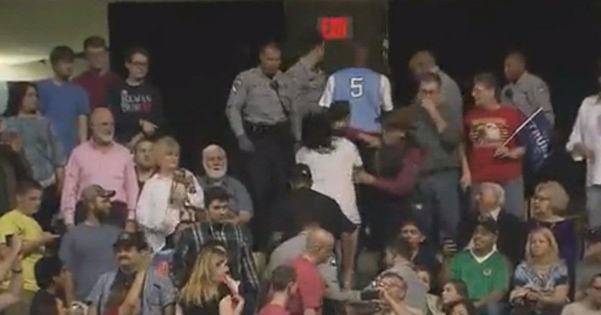 Man describes getting sucker punched at Trump rally
