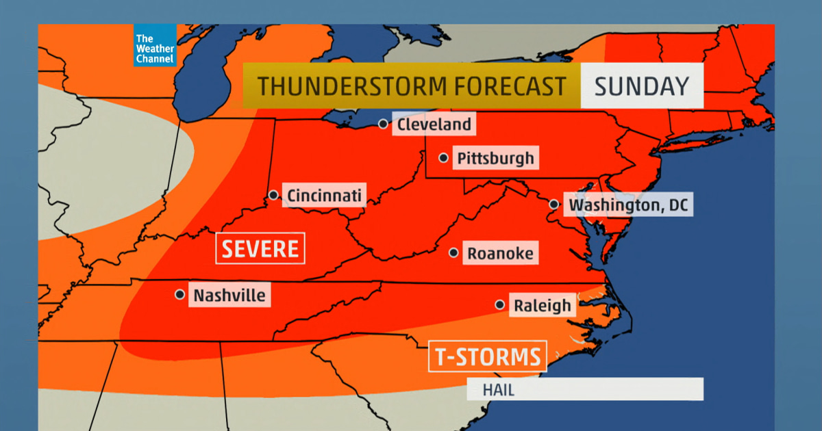 Severe Storms Threaten 100 Million Americans