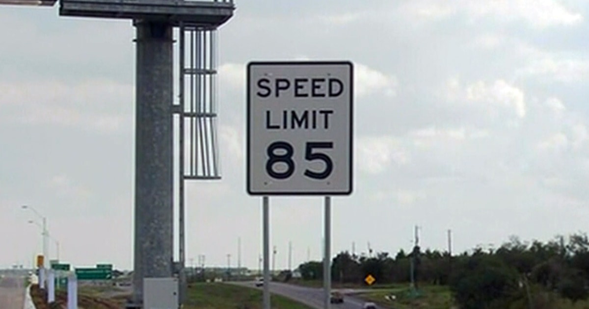 First accident hits 85 mph Texas highway