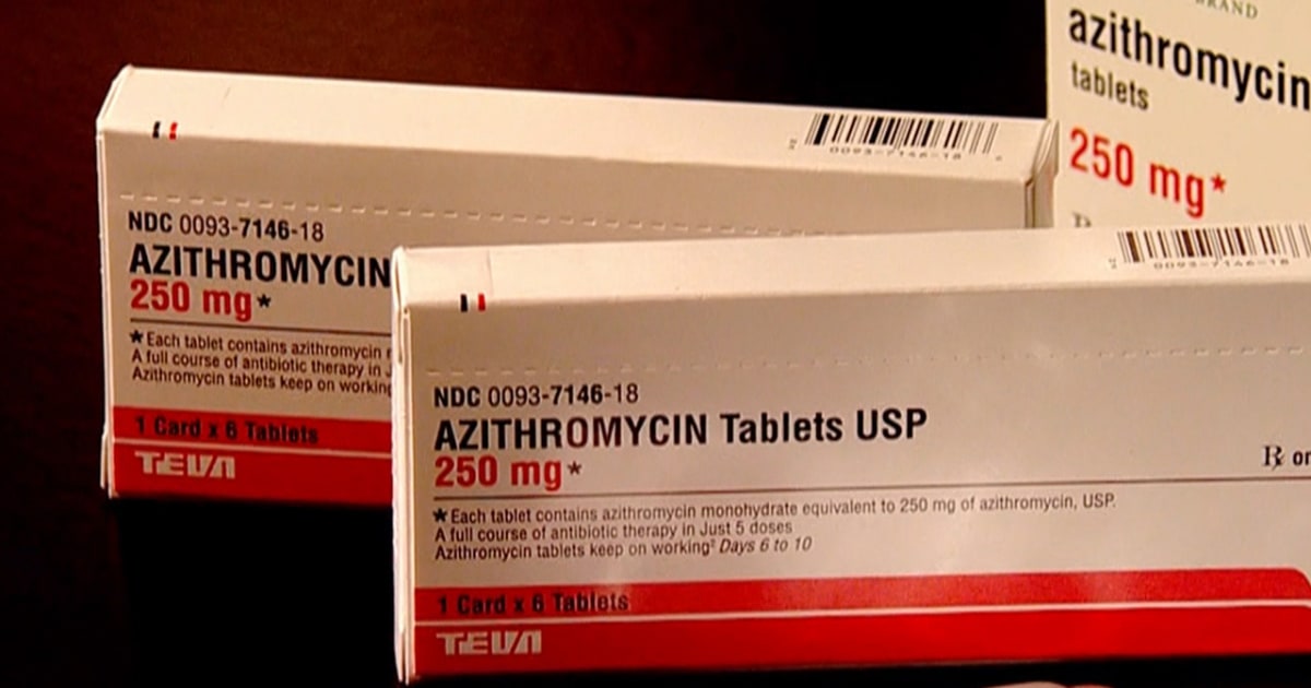 Antibiotic ZPak may pose risk of sudden death