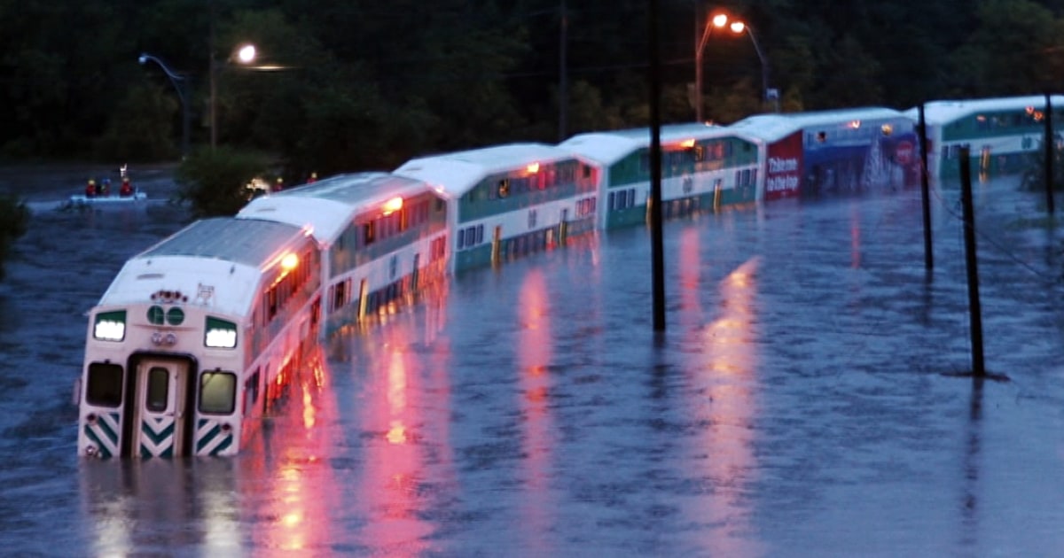 Toronto flooded by massive rainfall