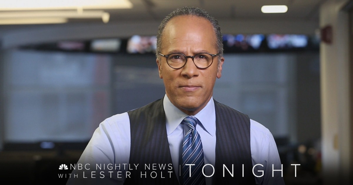 Coming Up on NBC Nightly News (October 26)