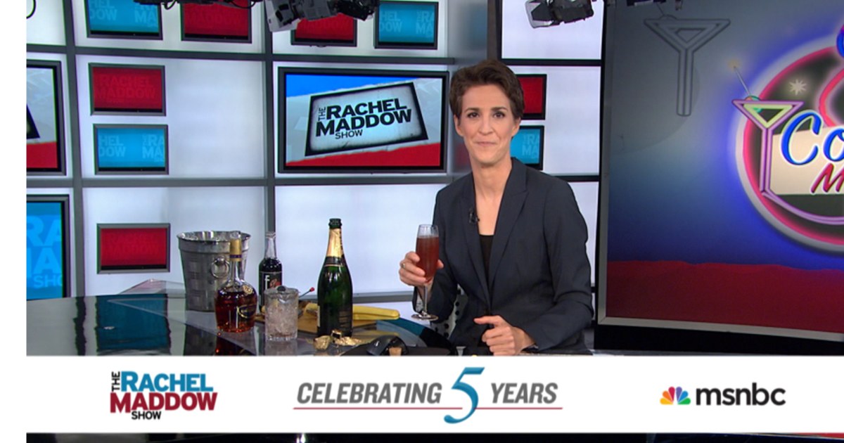 The Rachel Maddow Show. Weeknights at 9pm ET on msnbc.