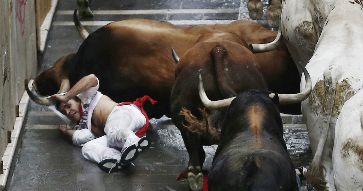 Three People Injured During Running of Bulls