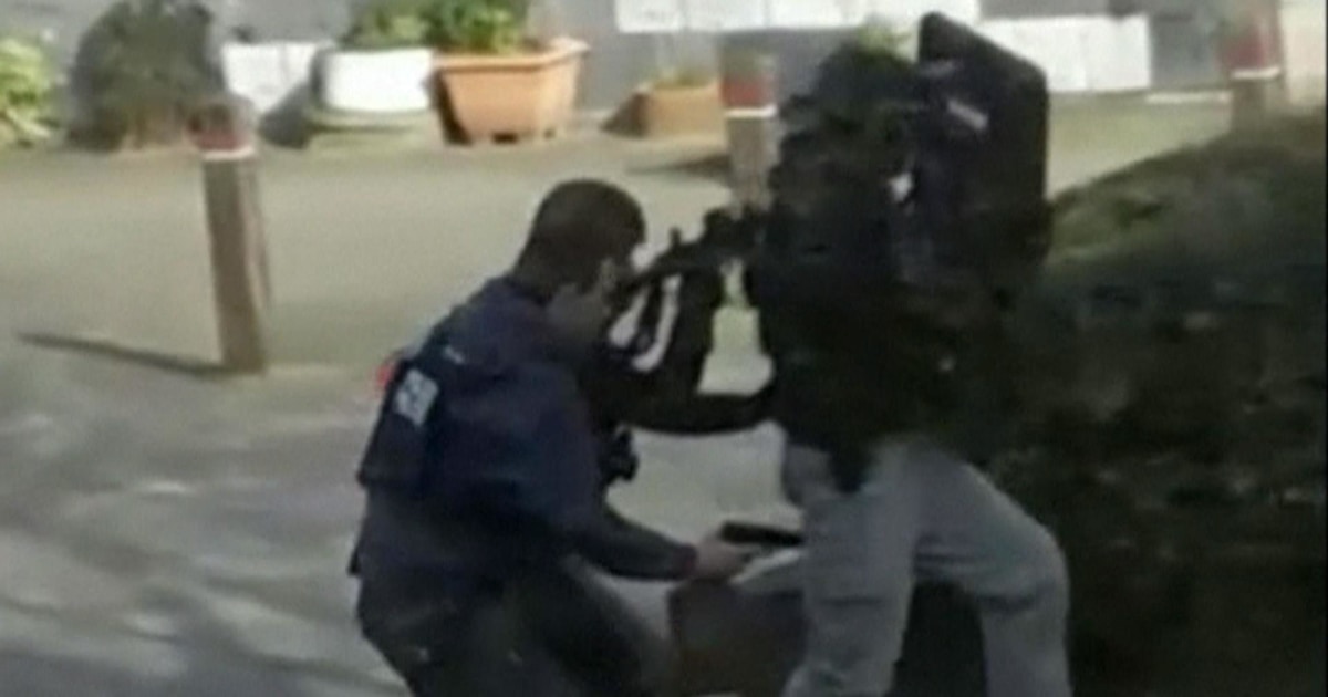 Amateur Video Captures Brussels Terror Raid