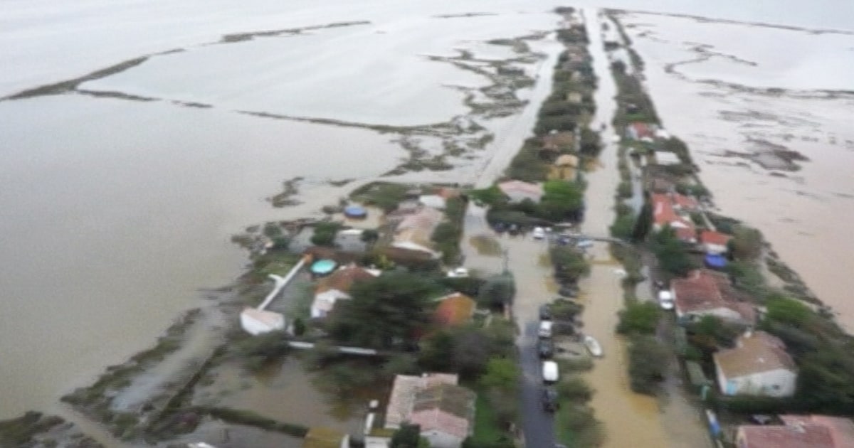 Torrential Rain Causes flooding in Southern France