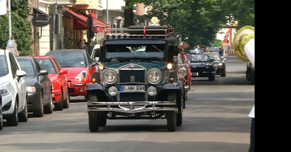 Elderly German Woman Embarks on World Tour in Vintage Car