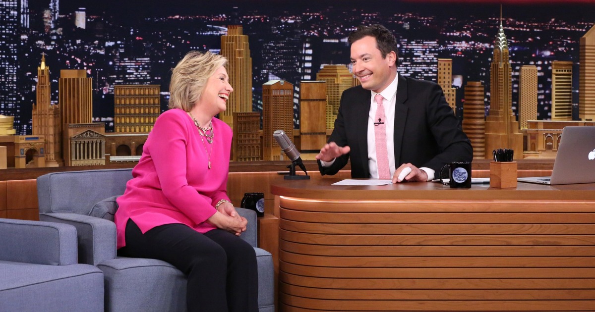 Hillary Clinton Gets the 'Trump' Treatment From Jimmy Fallon