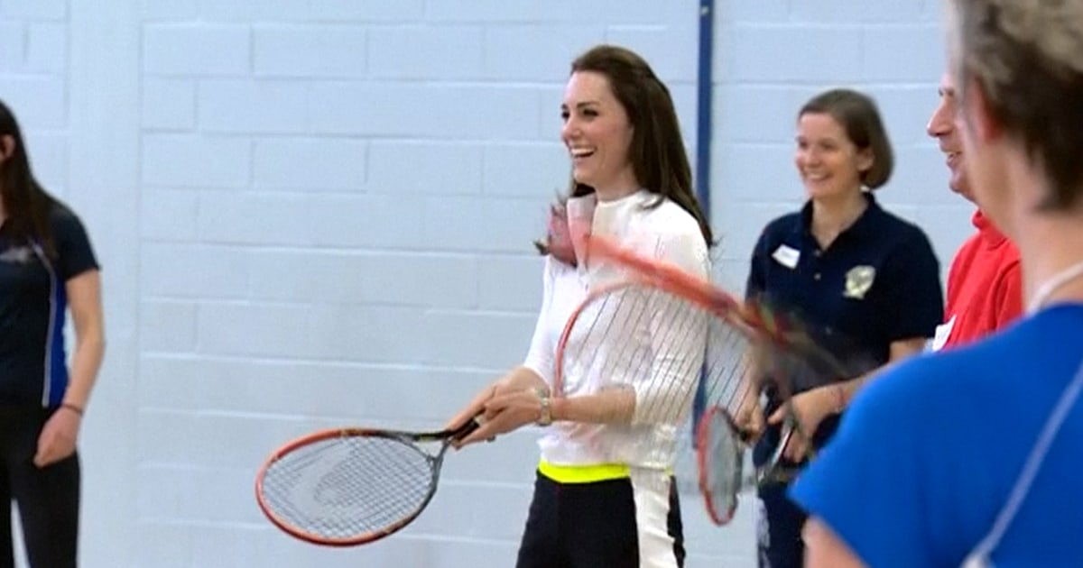See Princess Kate Play Tennis with Andy Murray's Mom
