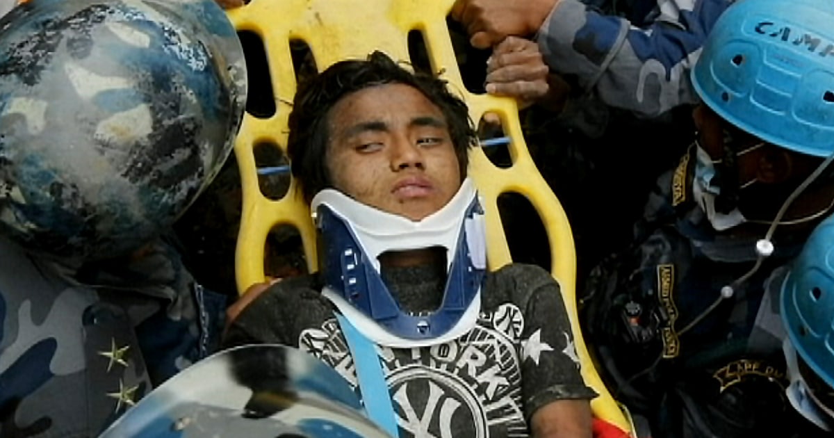Alive! Teen Boy Rescued From Kathmandu Rubble