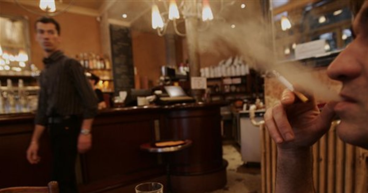 France consigns smoky cafes to history