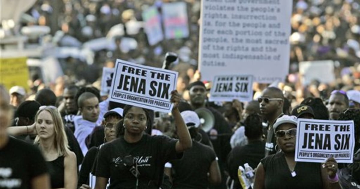 ‘Jena 6’ protesters rally at Louisiana town