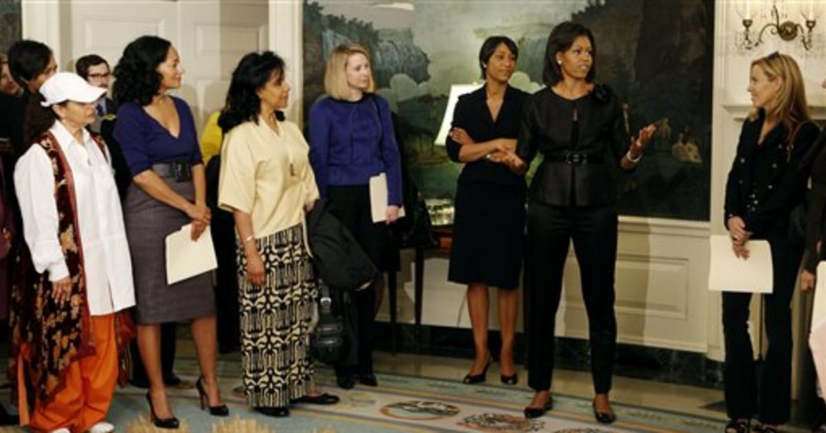 First lady discusses career goals with students