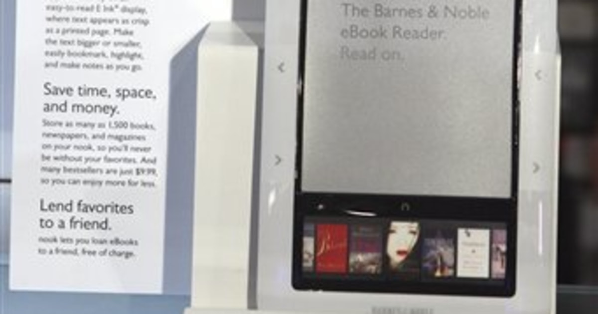 Barnes & Noble Unveils New E-book Reader