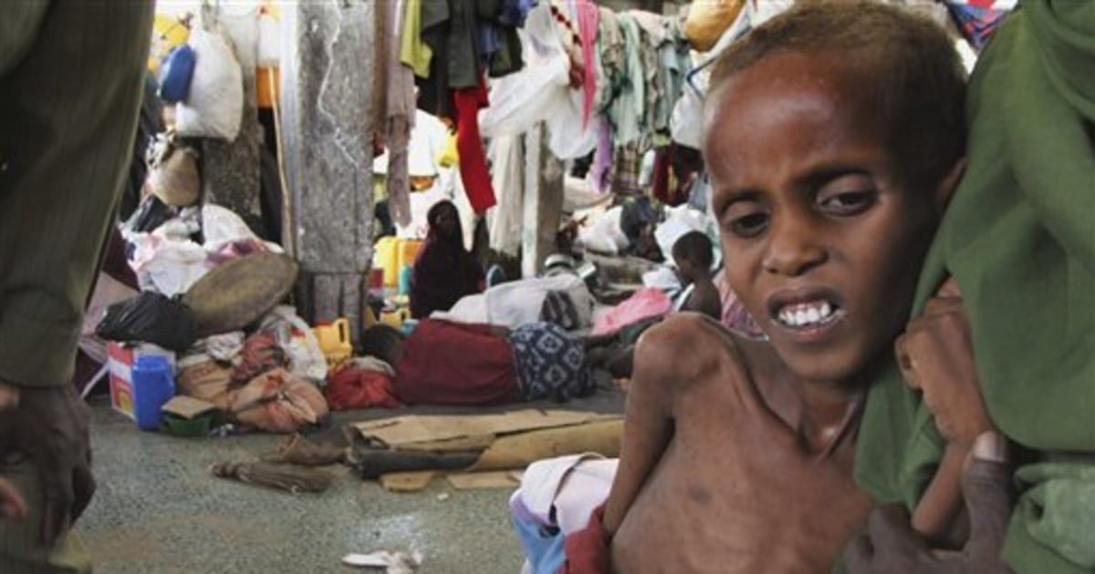 Somalia famine aid stolen, sold at markets