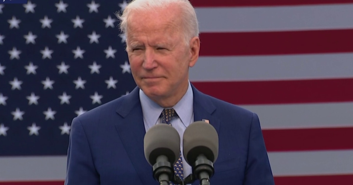 Demonstrators interrupt Biden during drive-in rally in Georgia