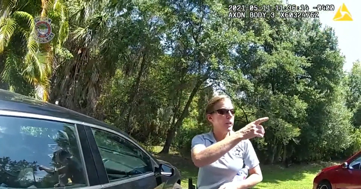 Florida police rescue dog left in hot car