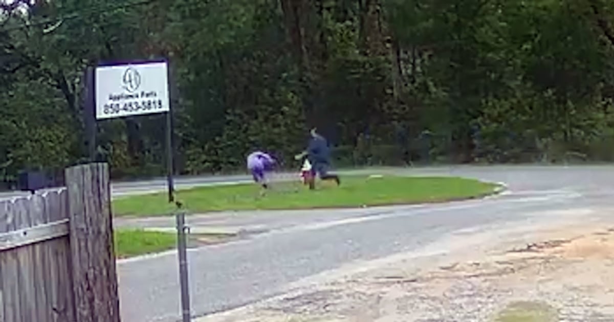 Surveillance video captures moment 11-year-old girl fights off would-be kidnapper
