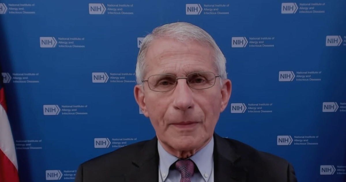 Dr. Fauci: We need to keep an ...
